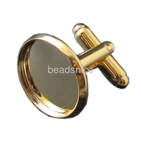 Vacuum real gold plating, More than 2 microns thick, cuff links, Brass,cufflink backs,